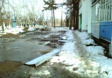 Железо падало с крыши