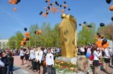 В конце митинга в небо запущены воздушные шары