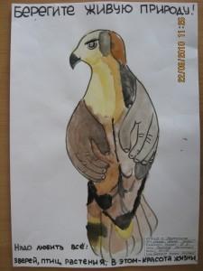 Саша Плешков из Двуреченска уже нарисовал экологический плакат для одного из конкурсов