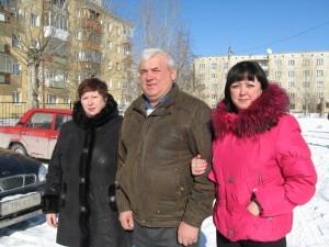 Борис Яковлевич  Бикташев с женой Татьяной Юрьевной и дочерью Светланой