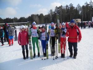 лыжницы-победительницы