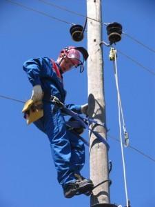 Аварией повреждена линия электропередач