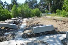 Стройка на месте "Спутника"