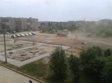 Двор дома №23 из окна