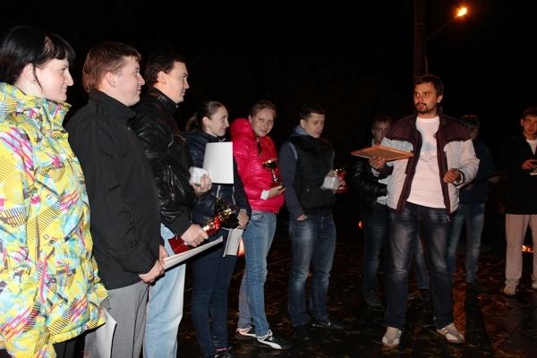 Награждение команд - победителей игры