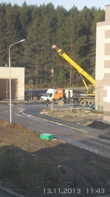 Дорога в микрорайоне