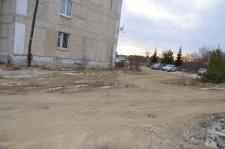 Торец дома №23 в микрорайоне Новый