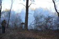 Горит старая свалка