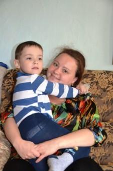 Саша Залянутдинов с мамой