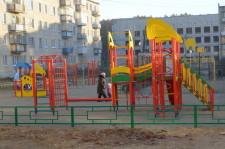 Детская площадка в микрорайоне Новый