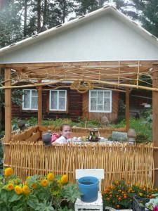 Беседка на усадьбе