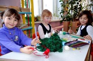 Первоклашки школы №30 играют, питаются и спят в тихий час