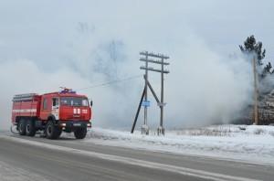 Пожар в Ольховке