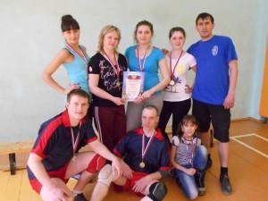 Команда техникума "Родник" - 1 место