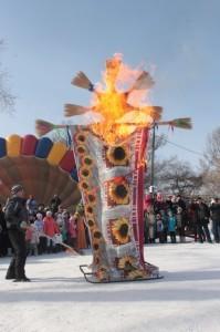 Сжигание Масленицы