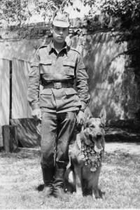 Андрей Борисов во время службы на границе