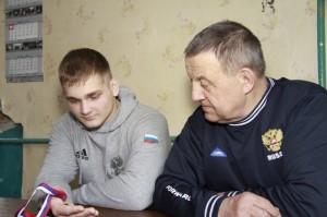 Алексей Гилёв с тренером
