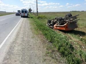 Кабина бензовоза разбилась всмятку