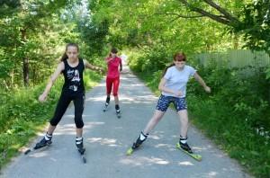 Даша Стихина, Лиза Колтышева и Юля Беляева