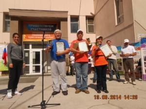 Награждение чемпионов турслета