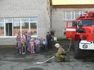 Пожарные учения в с. Черданцево