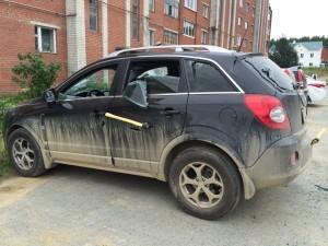 Машине отомстили за долги