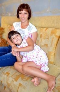 Наталья Миронова с дочкой Олей