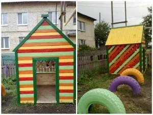 Детская площадка в Бородулино