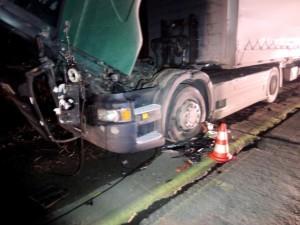 ДТП с большегрузами на трассе