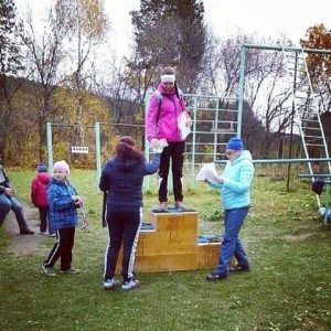 Кросс лыжников