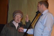 На собрании жителей в Патрушах