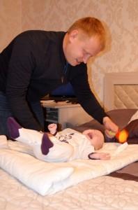 Станислав Чернышев с сыном Елисеем