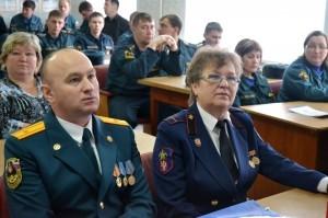 Торжественное совещание в пожарной части к Дню спасателя
