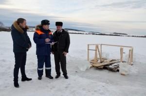 Приемка купели в Патрушах