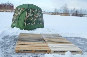 Полевая баня рядом с купалкой