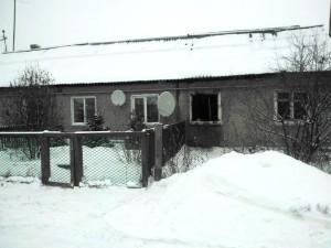 Дом в Никольском, где случился пожар