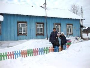 Новый забор для детского сада