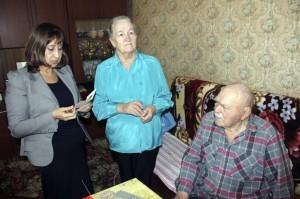 Вручение медали А. В. Малых на дому