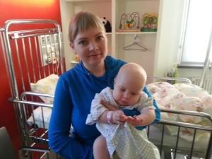 Валентина Чернышева с сыном Елисеем 