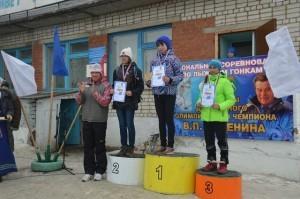 Даша Стихина на пьедестале