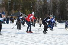 Лыжная эстафета в Двуреченске