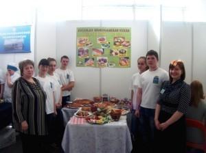 Участники выставки "Профтех" из техникума "Родник"