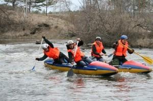 Команда на водной дистанции