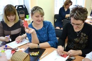 Участницы конкурса "Учитель года" 