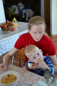 Ольга хусниярова с сыном Данилом