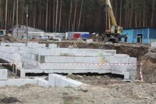 Стройка детского сада в Октябрьском май