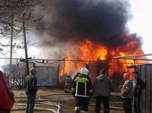 Пожар в Верхрей Сысерти