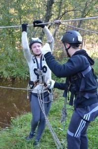 Выступление туристов на слете школьников в сентябре 2014 года