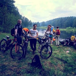 Фото участников Майской прогулки на водном этапе