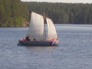 Парусник на Сысертском пруду